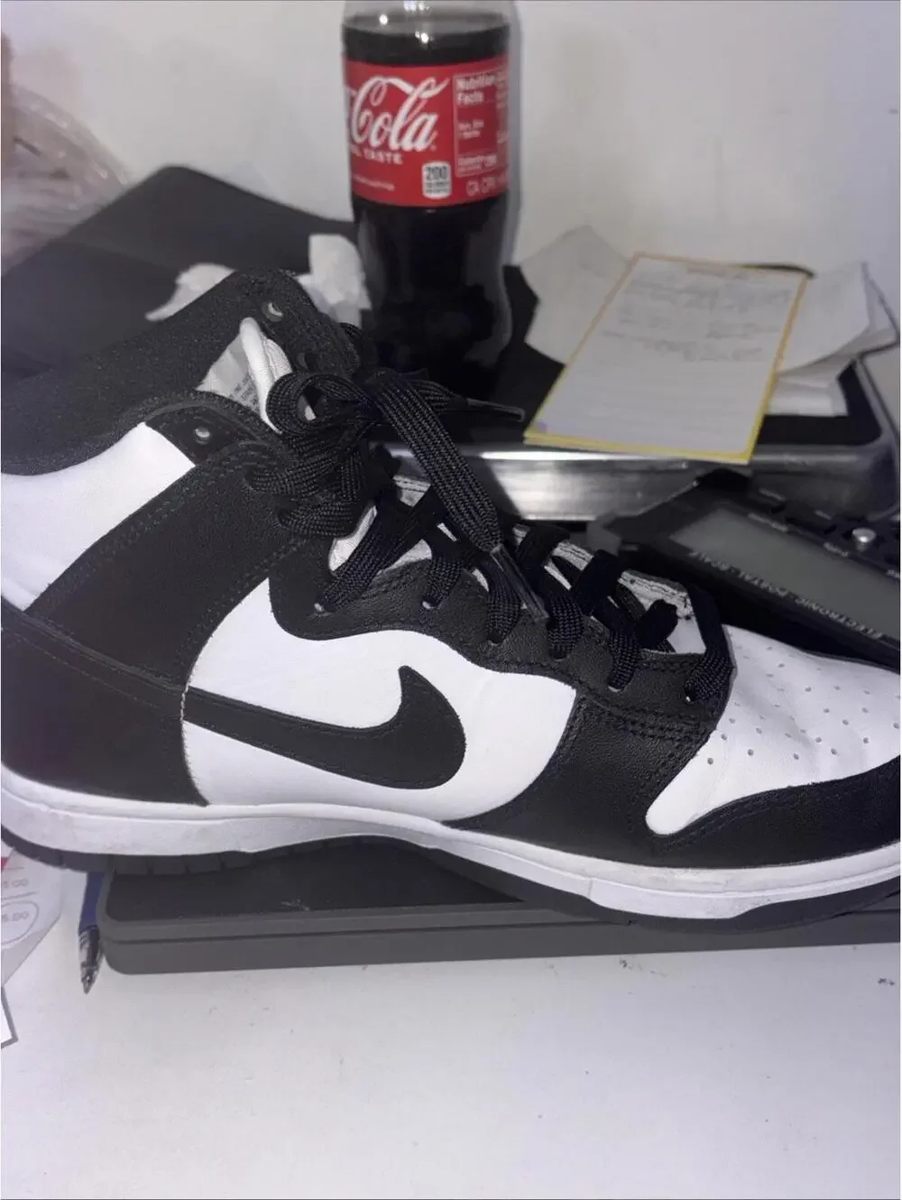 Nike Dunk High Retro White/Black - Total‎ Orange Panda (2021/2024) - Mens Size 8